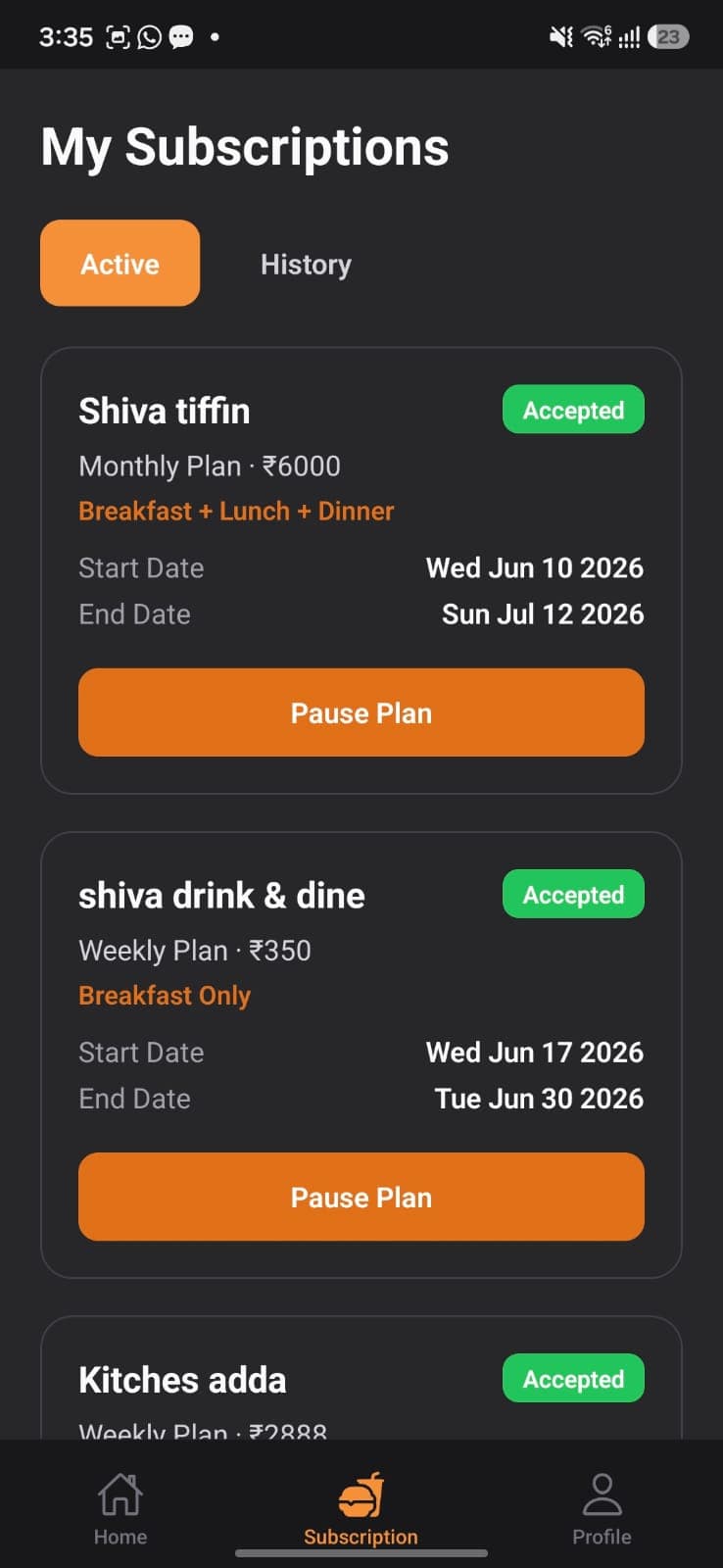 MealBox screenshot 2