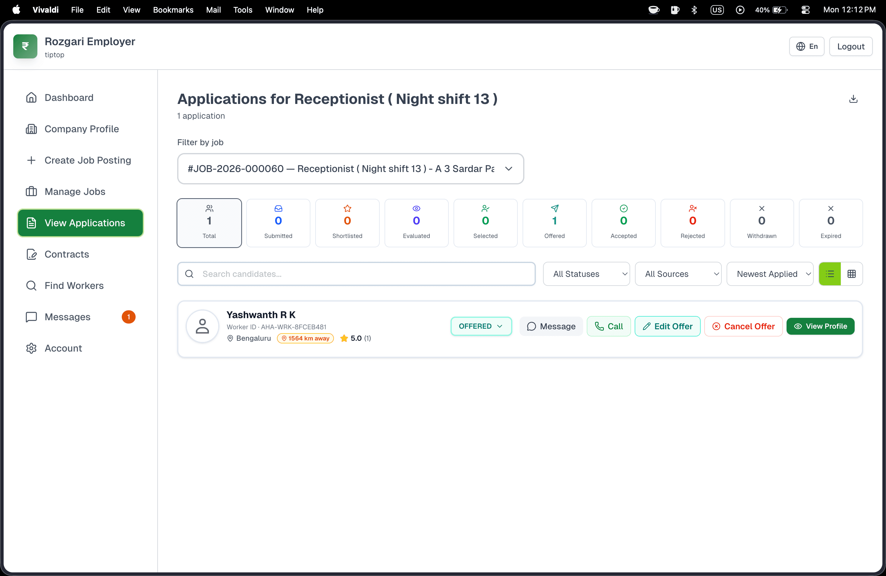 Rozgari screenshot 1